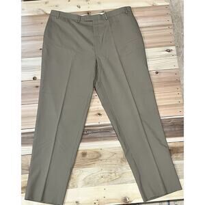 Lauren Ralph Lauren Total Comfort Dress Pants Mens 40x32 Khaki Flat Front